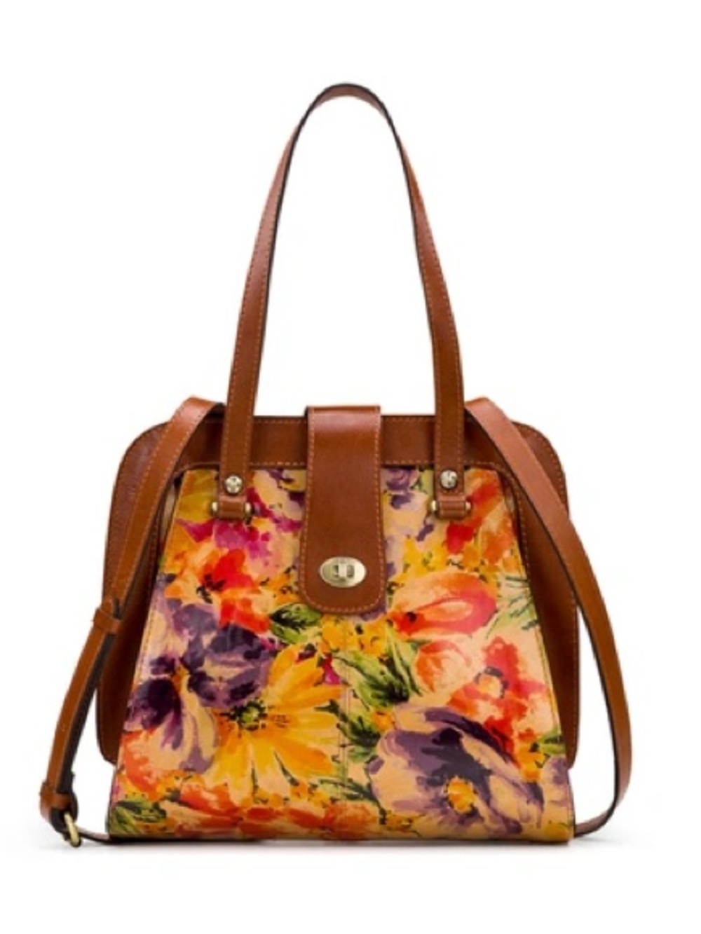 Patricia Nash Sardegna Frame Satchel Rainforest Collection